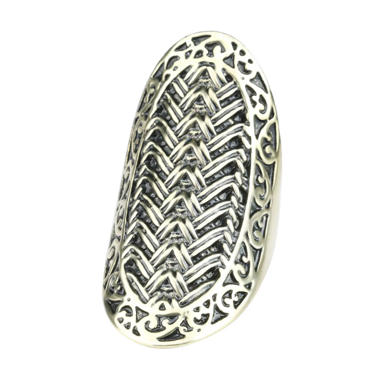 18K Gold-Plated Weaving Band Ring