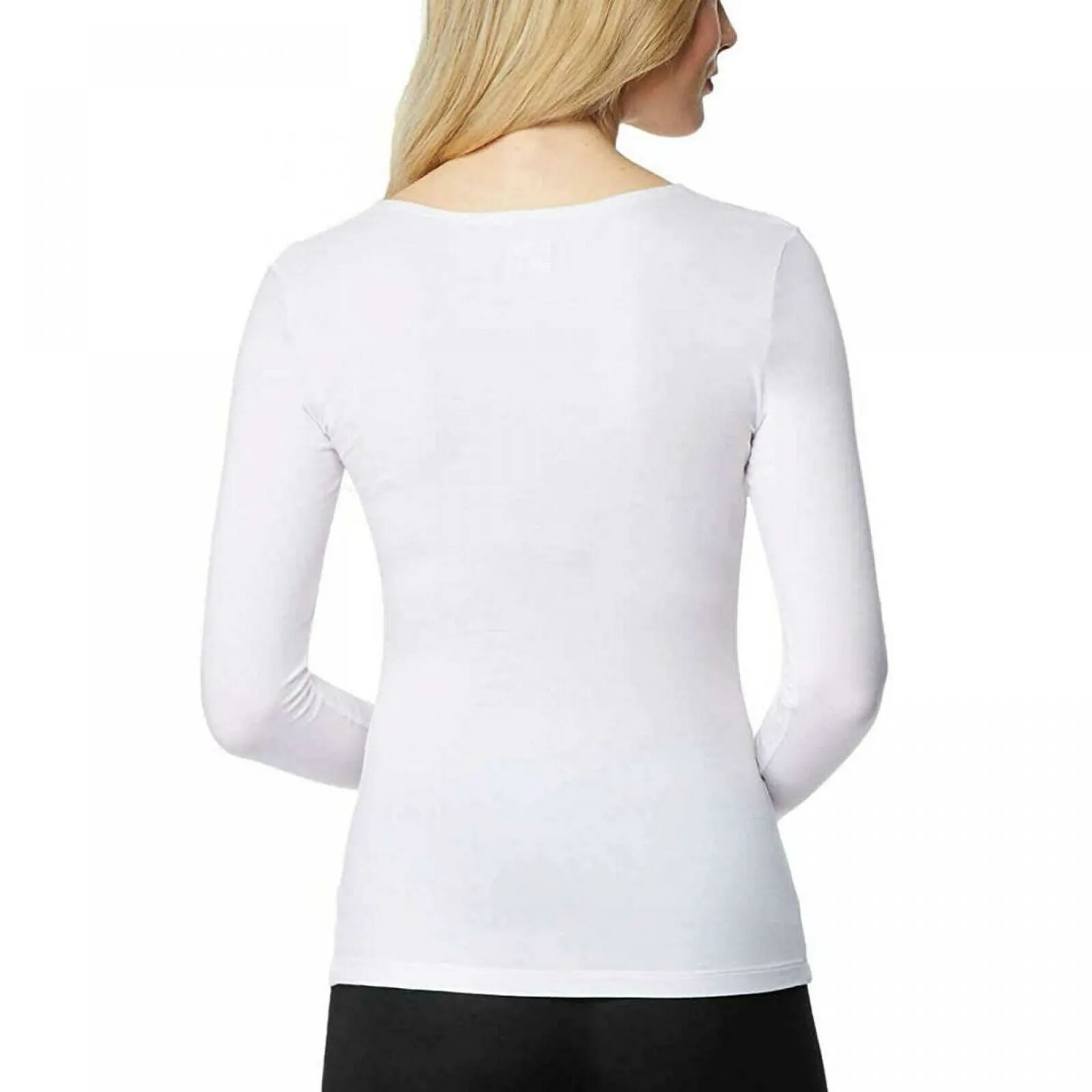 32 Degrees Heat Women's 2 Pack Long Sleeve Scoop Neck T-Shirts