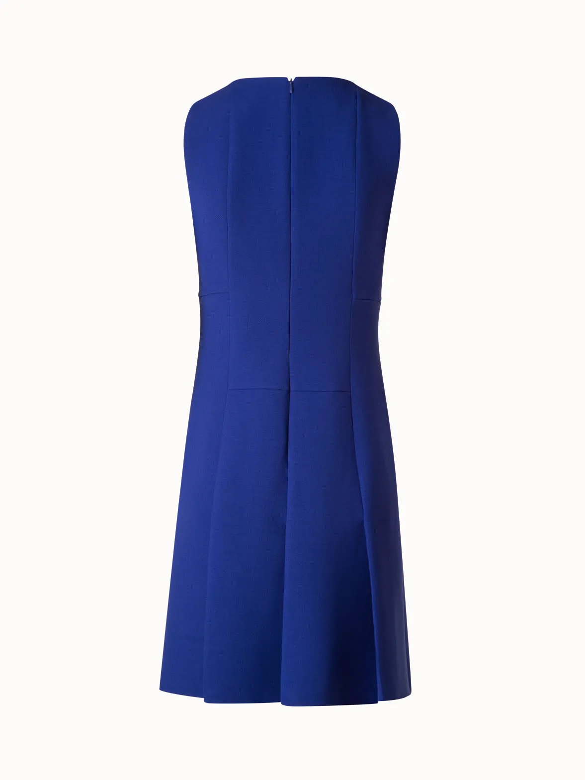 A-Line Wool Double-Face Sheath Dress