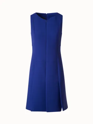 A-Line Wool Double-Face Sheath Dress