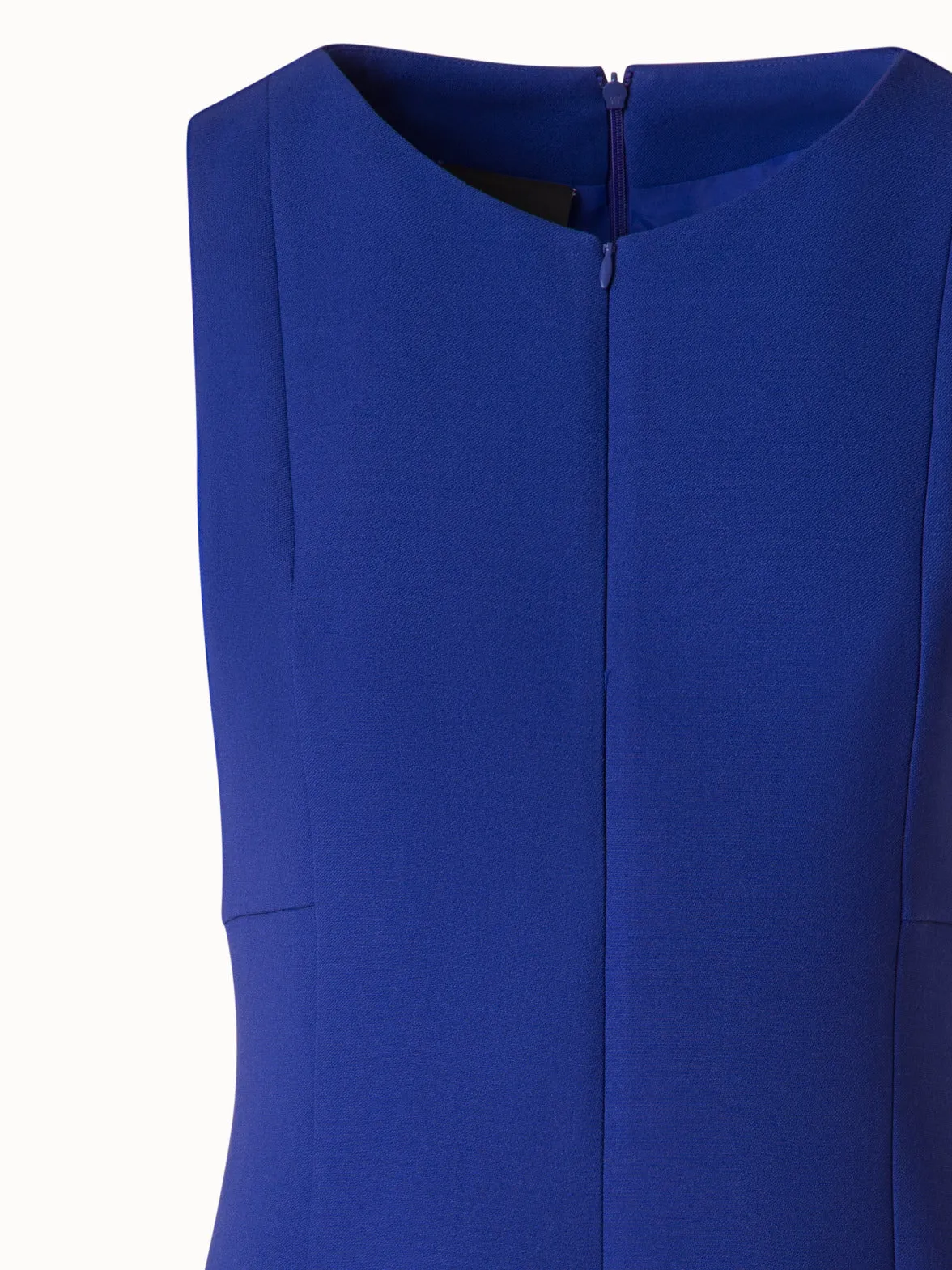 A-Line Wool Double-Face Sheath Dress