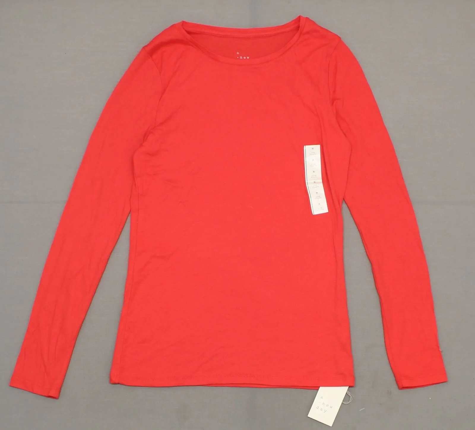 A New Day Women's Fitted Long Sleeve Crewneck T-Shirt