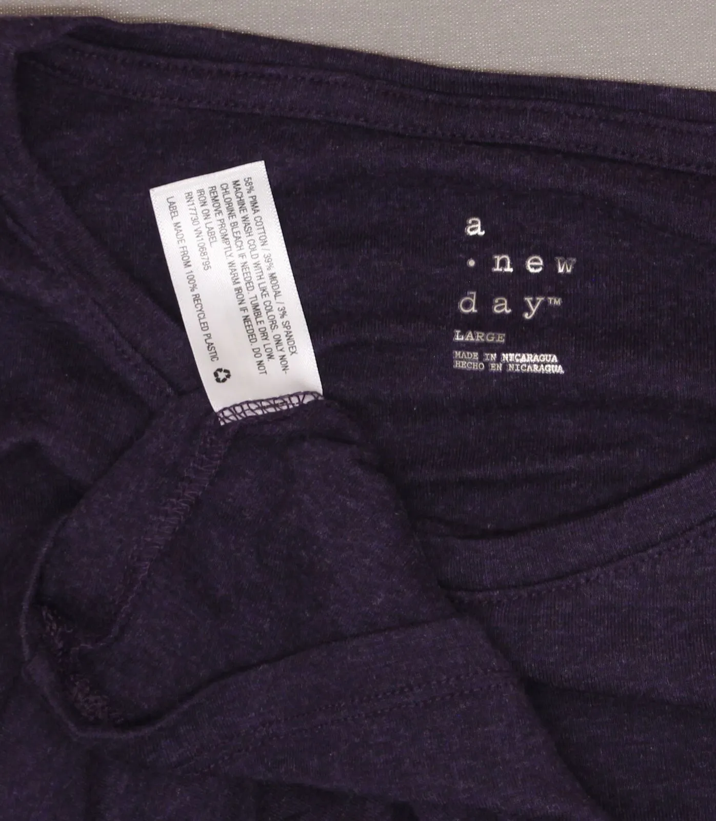A New Day Women's Fitted Long Sleeve Crewneck T-Shirt
