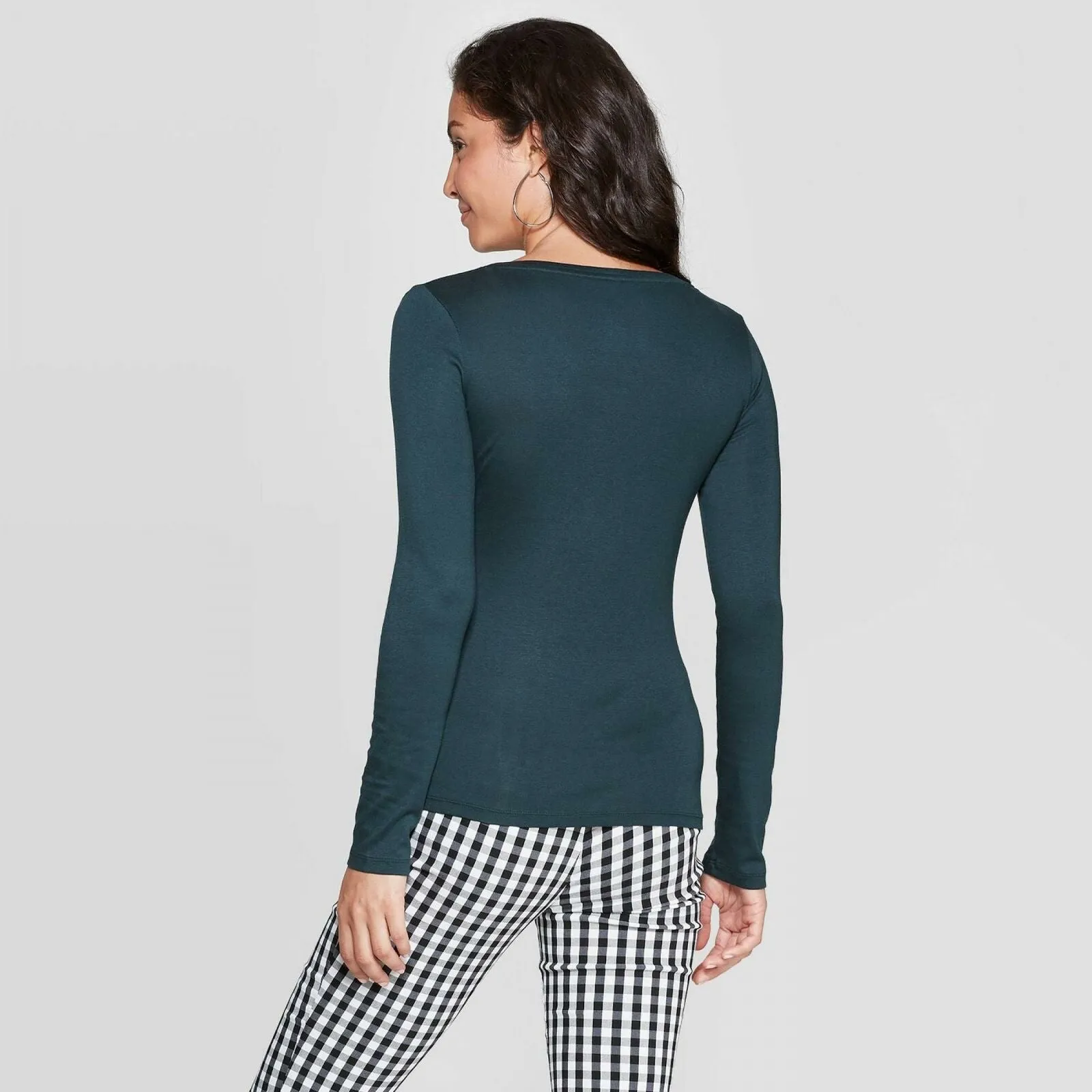 A New Day Women's Fitted Long Sleeve T-Shirt