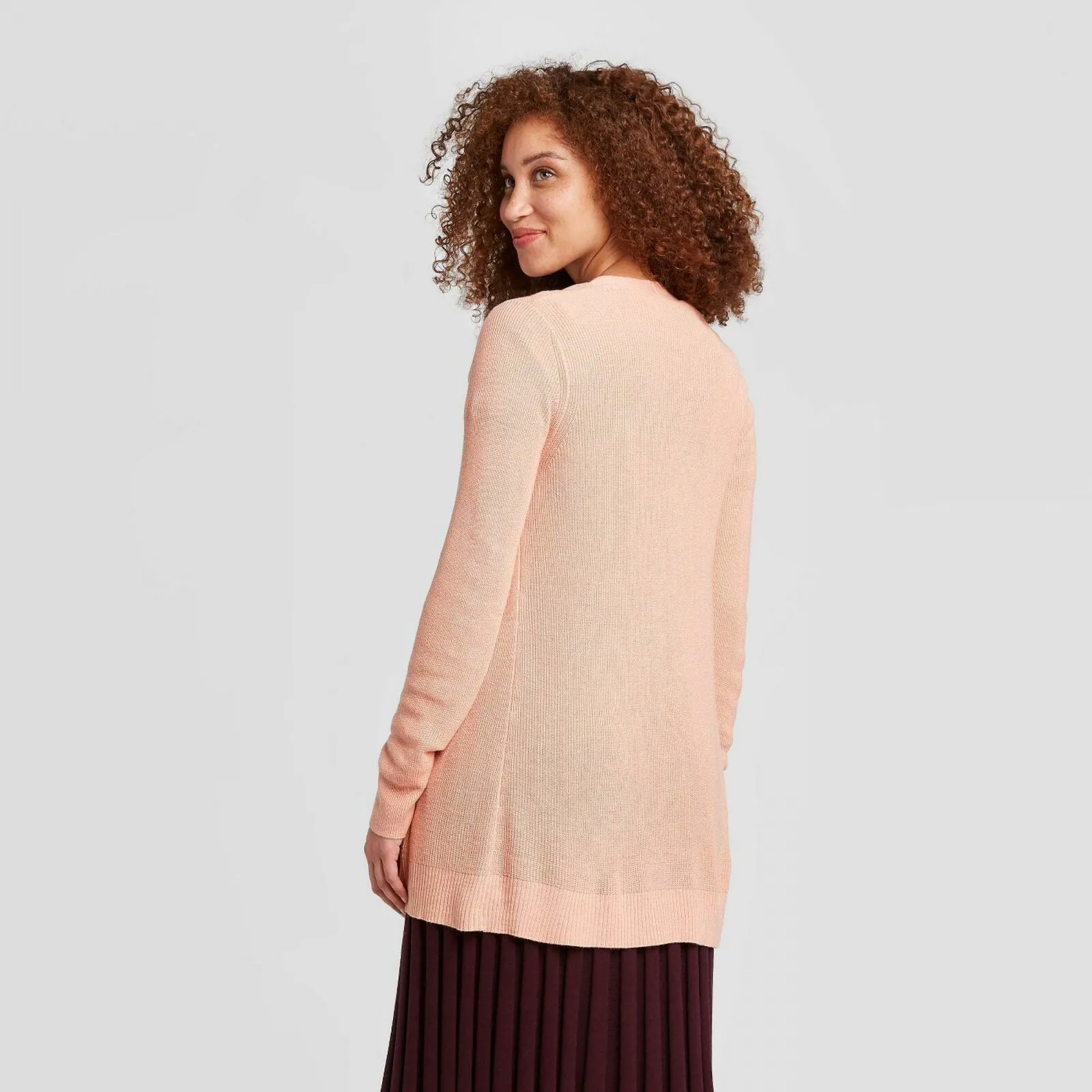 A New Day Women's Long Sleeve Open Layer Cardigan Sweater