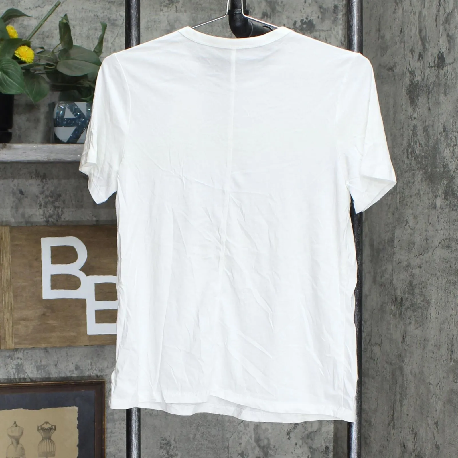 A New Day Women's Slim Fit Amour Short Sleeve Round Neck T-Shirt 562884
