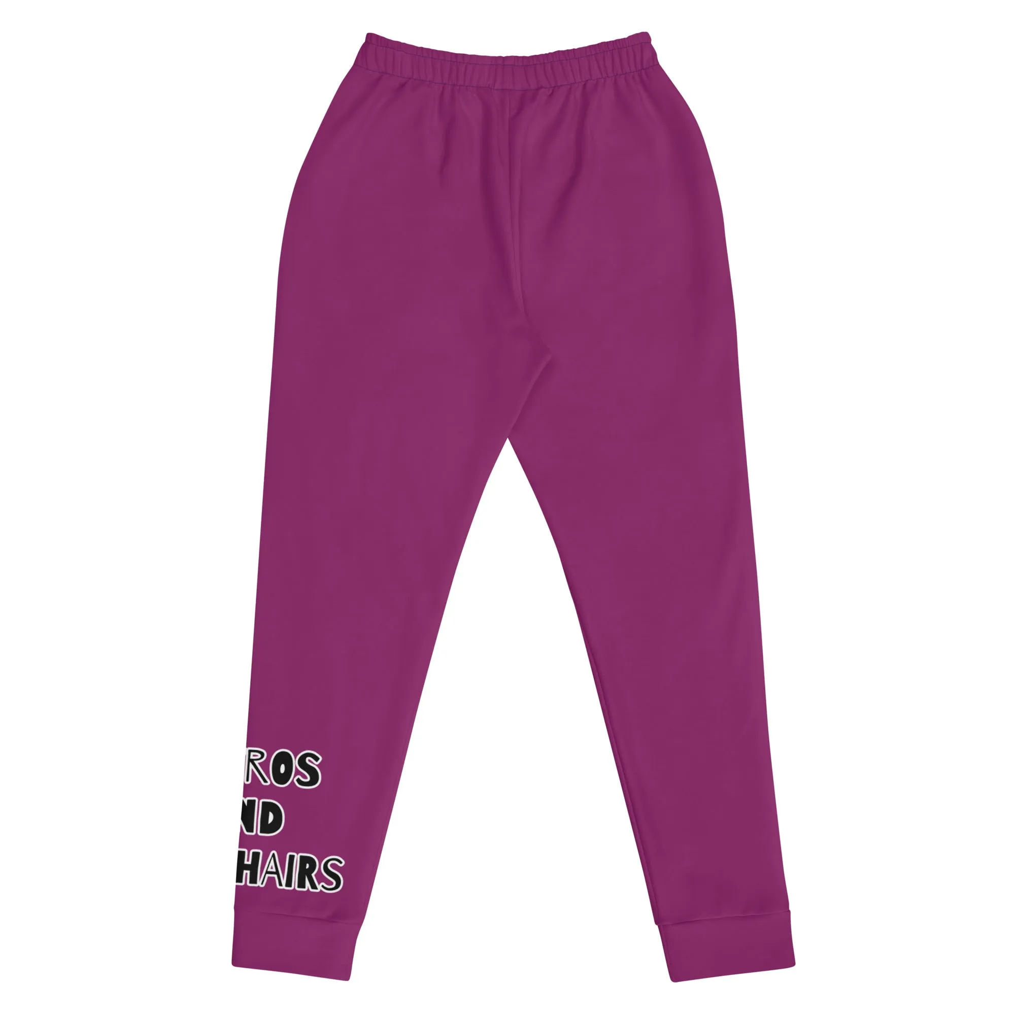 Airfros And Babyhairs Eggplant Grafiti 3 Home Girls Women's Joggers
