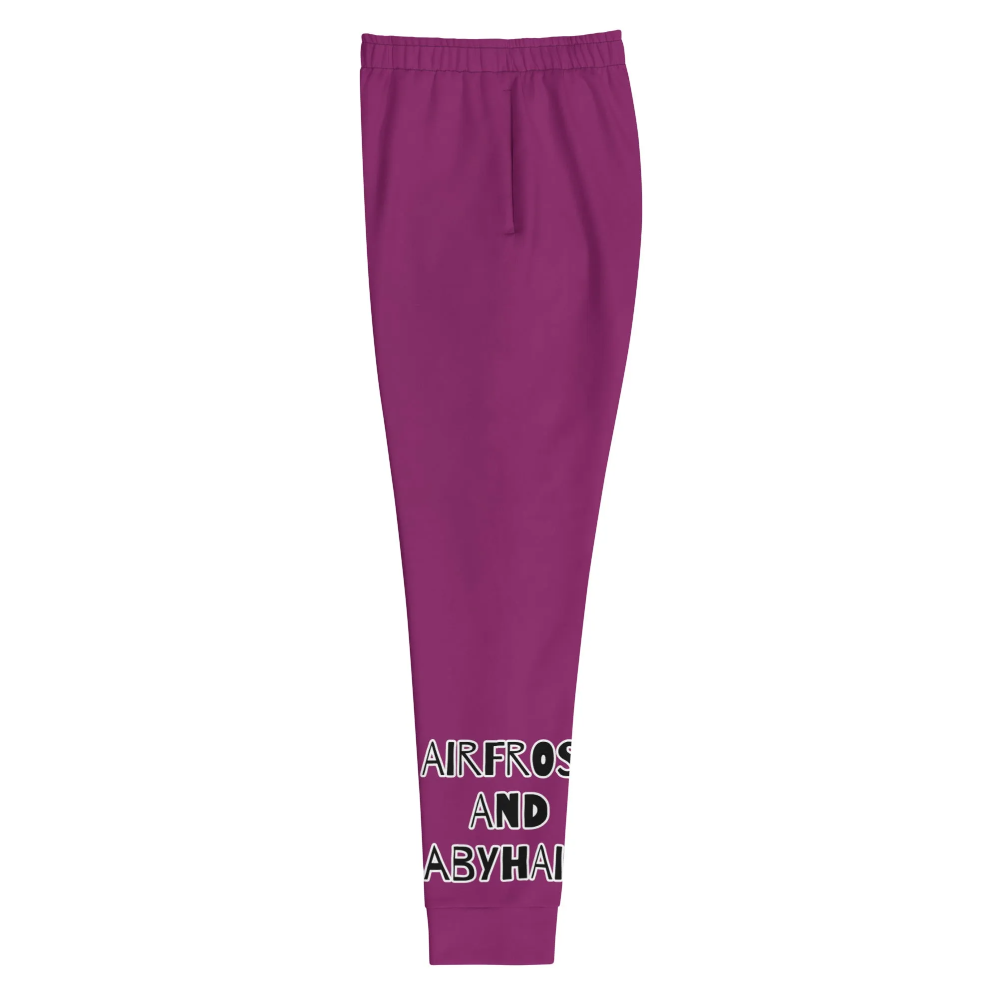 Airfros And Babyhairs Eggplant Grafiti 3 Home Girls Women's Joggers