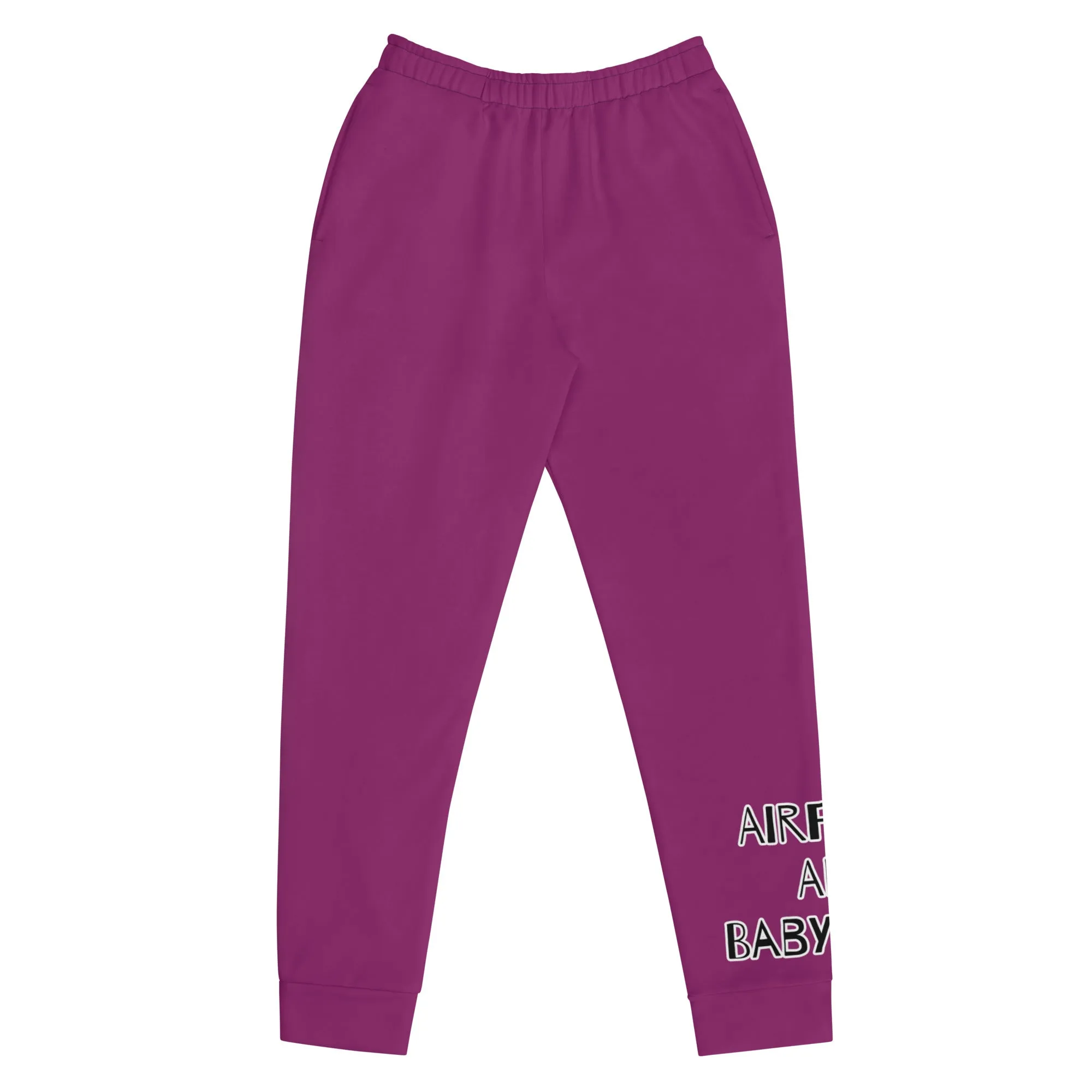 Airfros And Babyhairs Eggplant Grafiti 3 Home Girls Women's Joggers