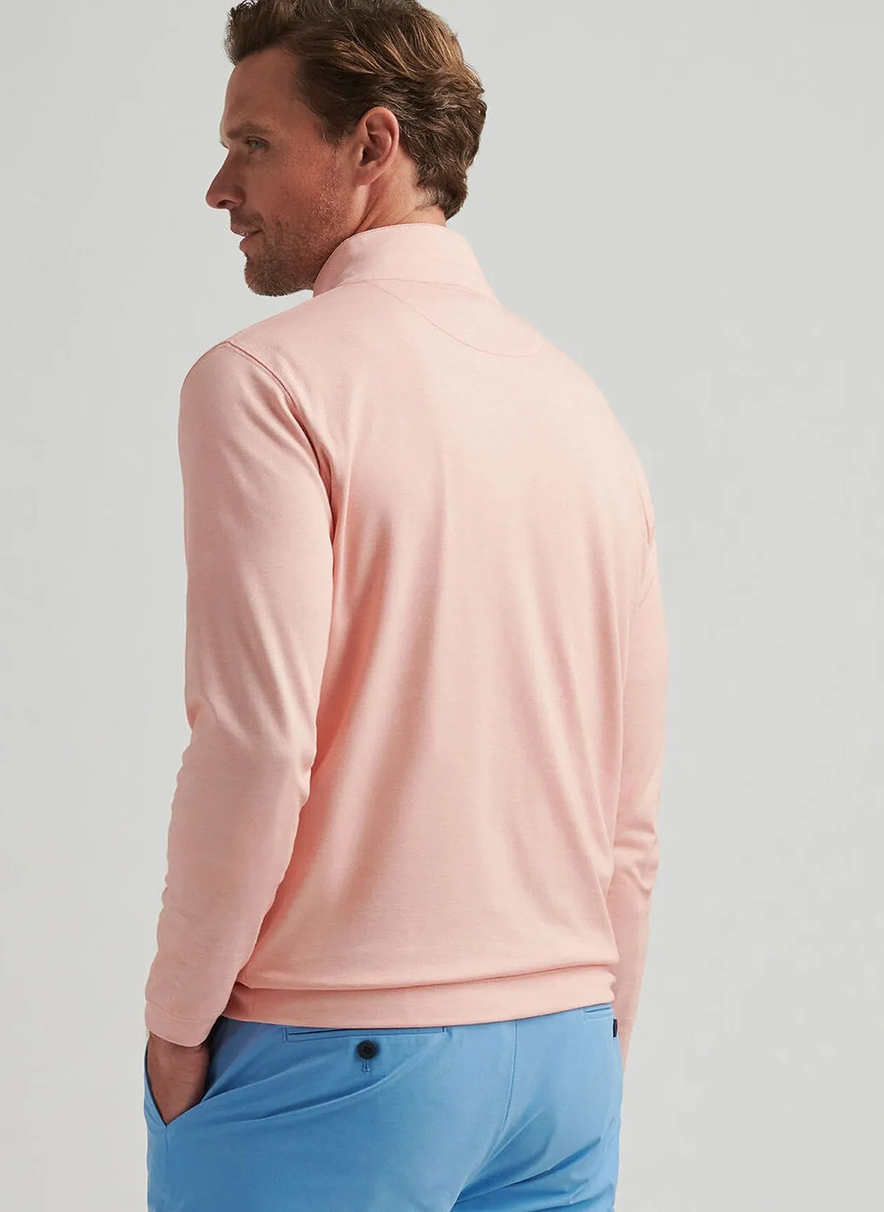 Albatross Cotton-Blend Piqué Quarter-Zip