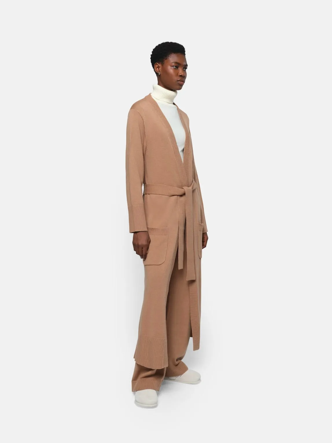 Alessi Cardigan Long Belted Cardigan