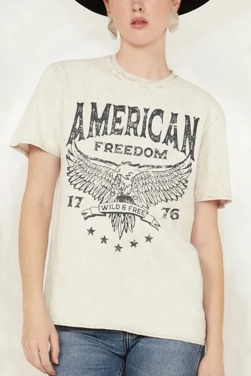 American Freedom Mineral Washed Tee