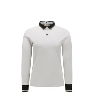ANEW Golf Women's Cuffs Point Long T-Shirt - Light Beige