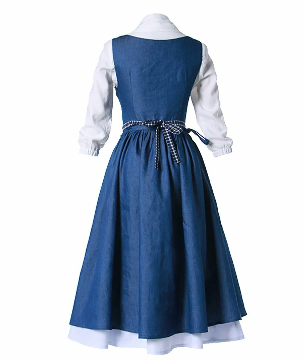 Angelaicos Women's French Apron Maid Dress Cosplay Costume
