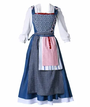 Angelaicos Women's French Apron Maid Dress Cosplay Costume