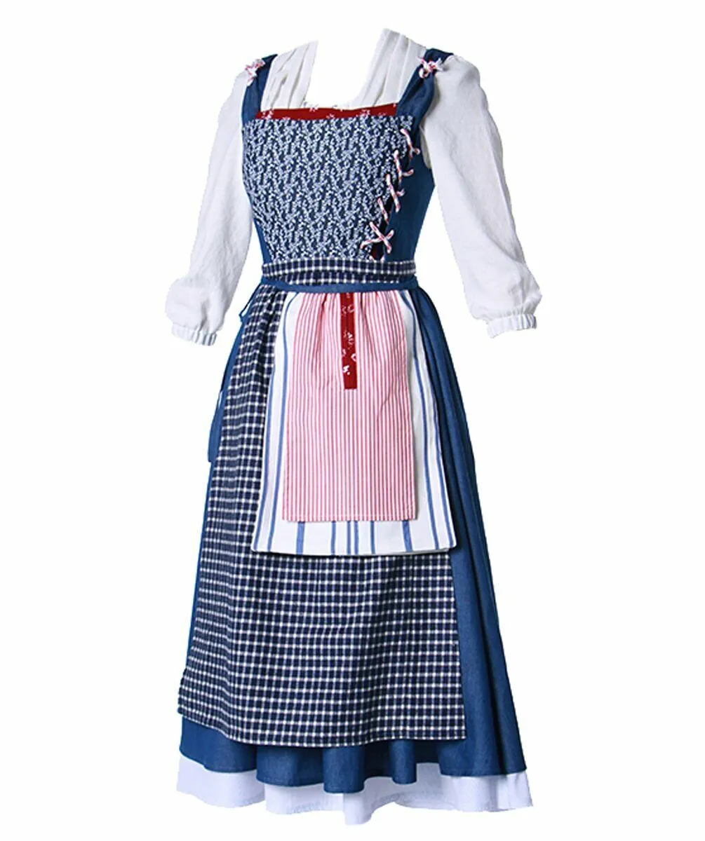 Angelaicos Women's French Apron Maid Dress Cosplay Costume