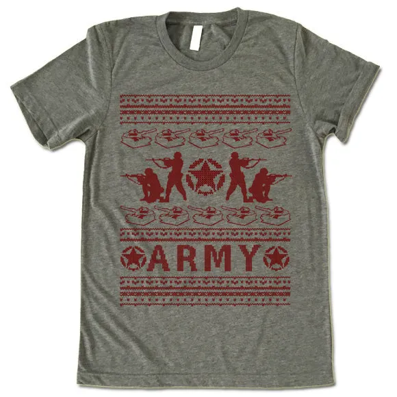 Army Christmas T Shirt