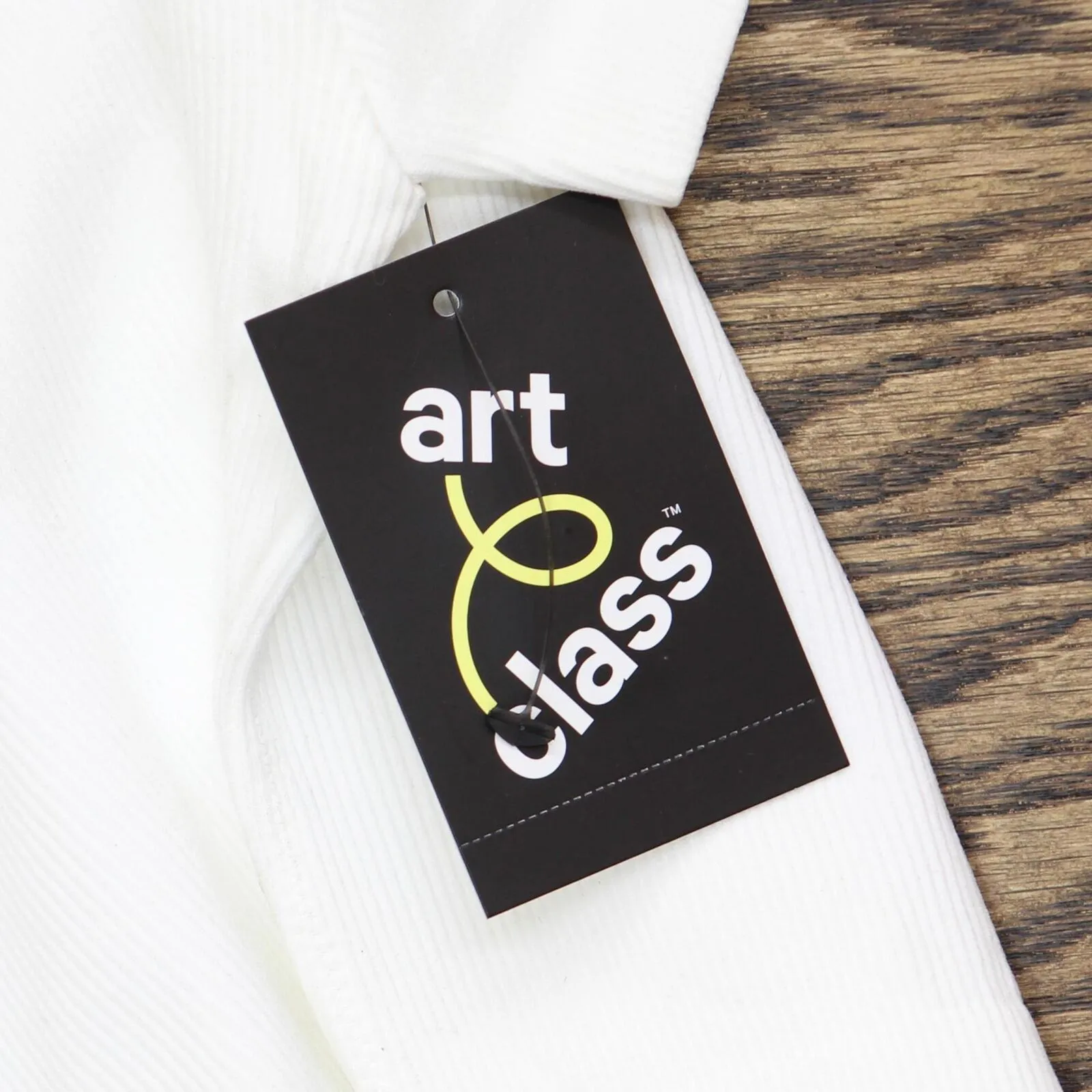 Art Class Girls Short Sleeve Scoop Neck Seamless Cropped Top 89736362 White S