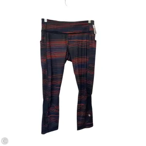 Athletic Leggings By Lululemon In Striped Pattern, Size: 6