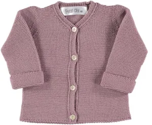 Baby Knitted Cardigan Mauve
