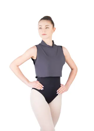 Ballet Rosa Haruka Waist Length High Neck Tank Top
