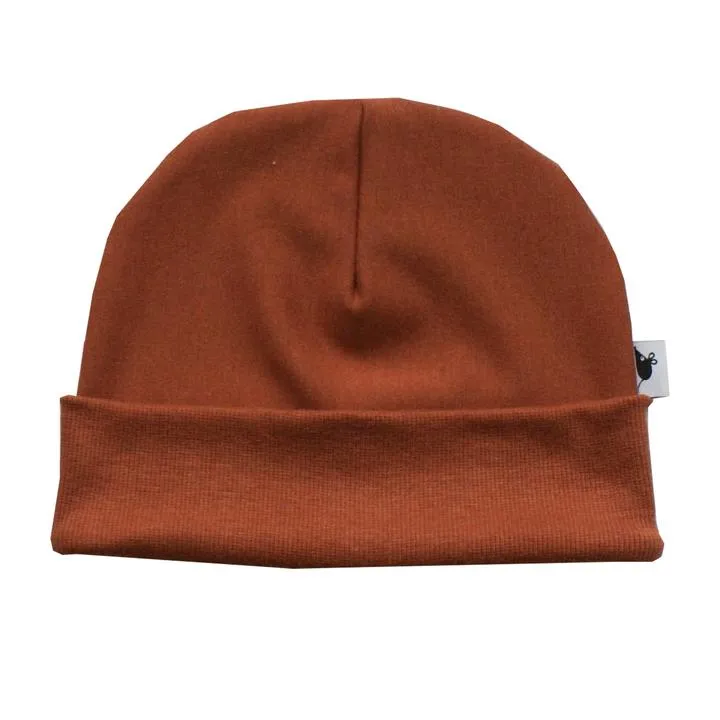 bamboo fleece fitted beanie by lille mus