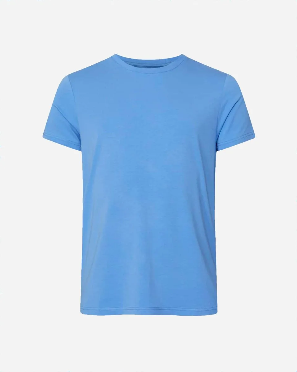 Bamboo R-Neck Tee - Blue