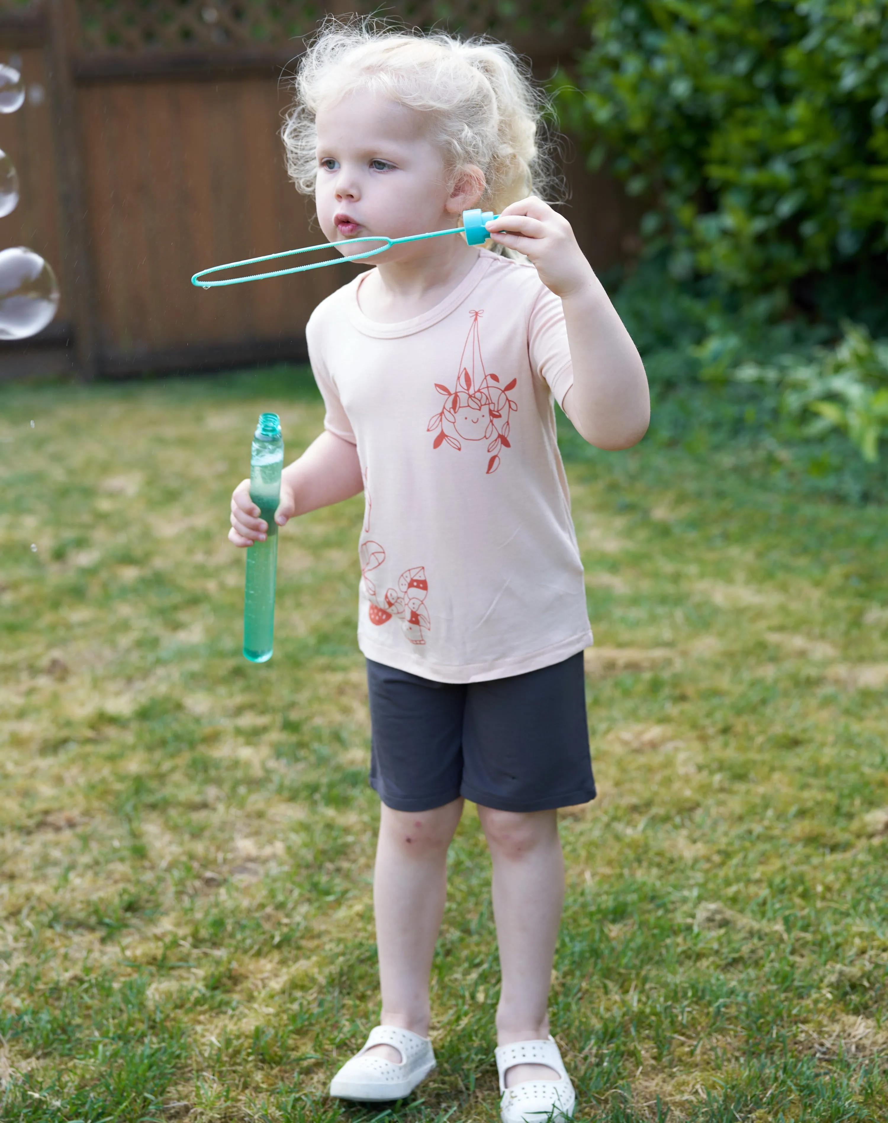 Bamboo Short Sleeve Graphic Tee (Blossom)