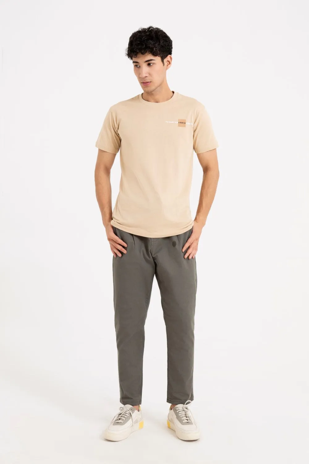 Beige T Shirt