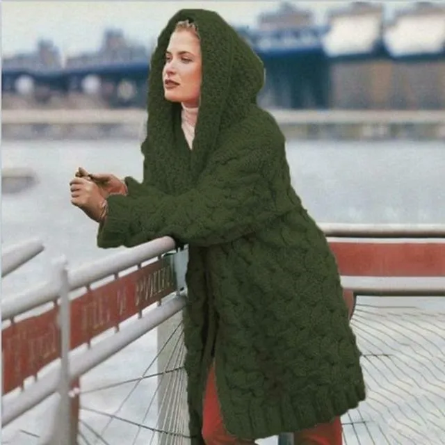 BerryBetty - Elegant Solid Knitted Cardigan