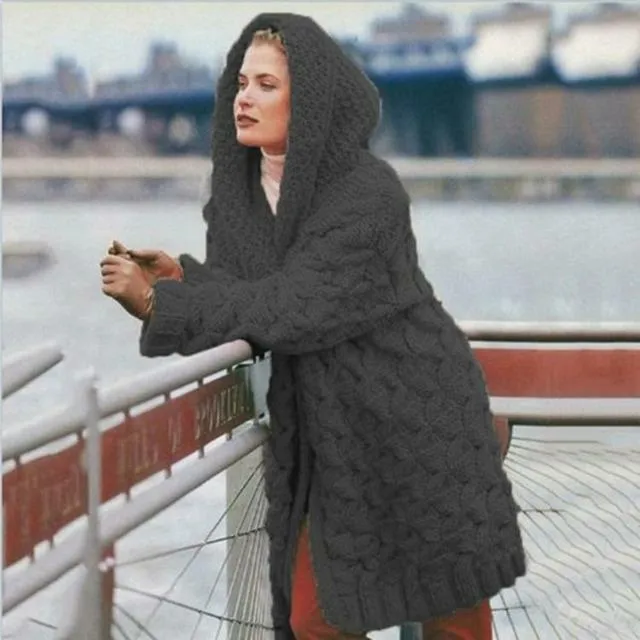 BerryBetty - Elegant Solid Knitted Cardigan