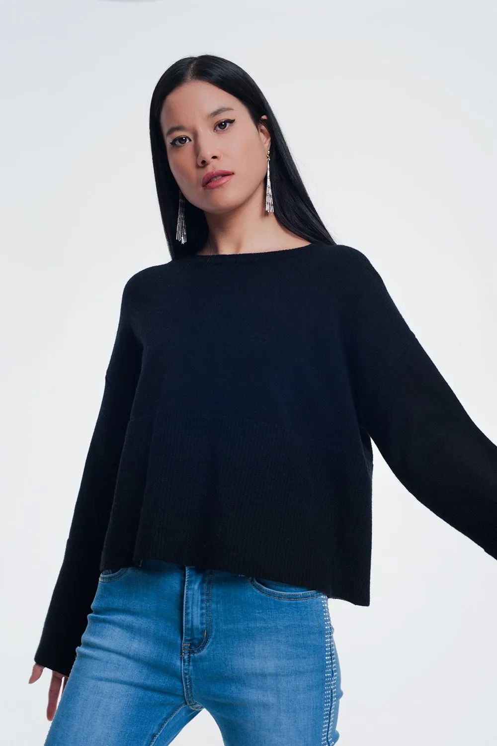 Black Long Sleeve Sweater