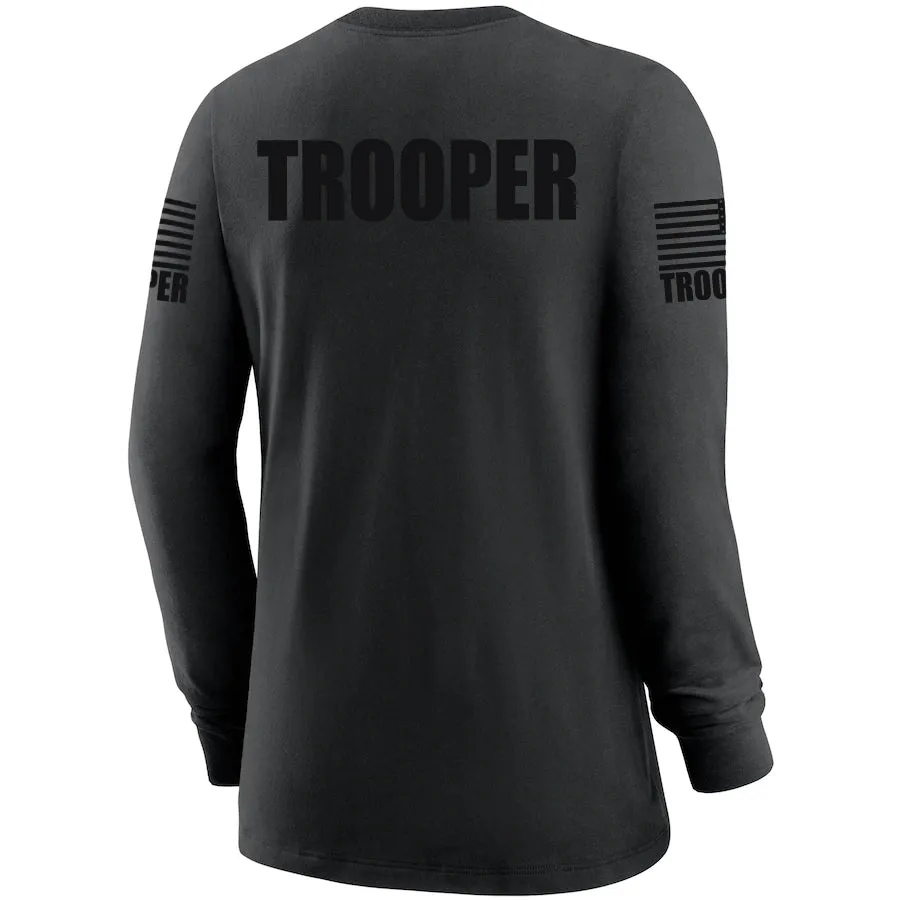 Black Trooper Women's Shirt - Long Sleeve (Black)