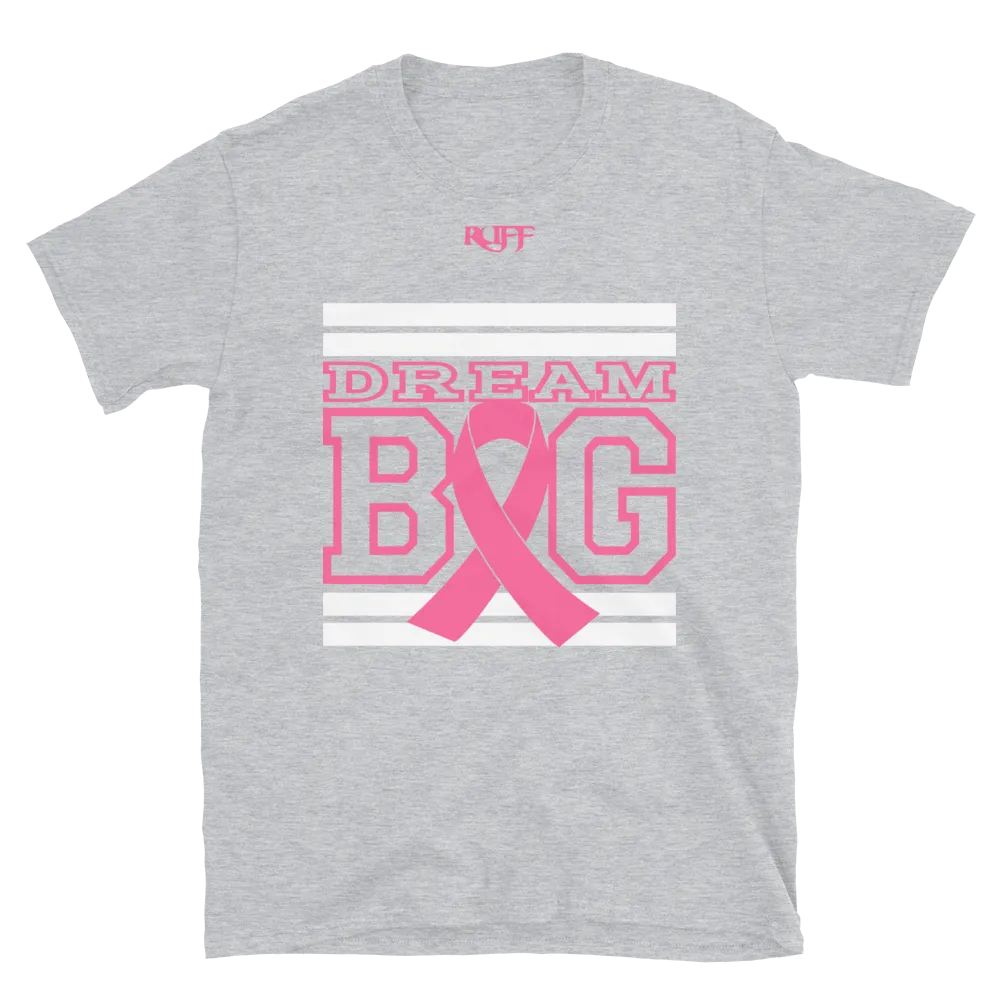 Black White and Pink Breast Cancer Awareness Short-Sleeve Unisex T-Shirt