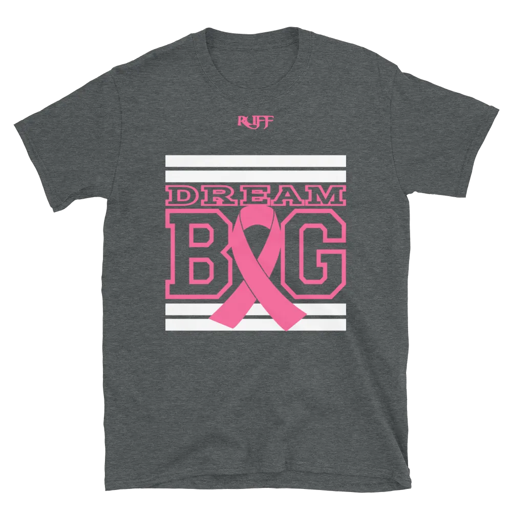 Black White and Pink Breast Cancer Awareness Short-Sleeve Unisex T-Shirt