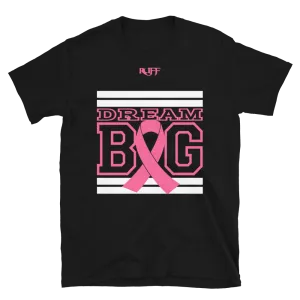 Black White and Pink Breast Cancer Awareness Short-Sleeve Unisex T-Shirt