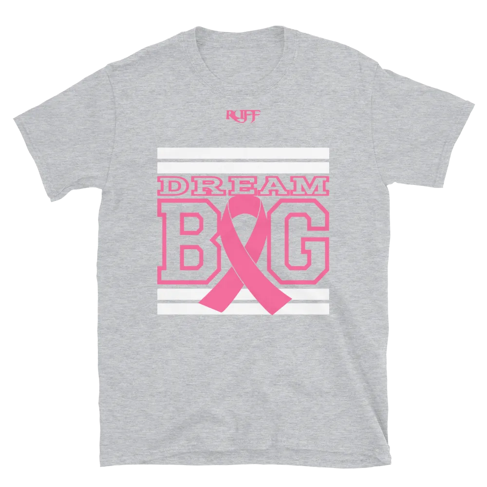Black White and Pink Breast Cancer Awareness Short-Sleeve Unisex T-Shirt