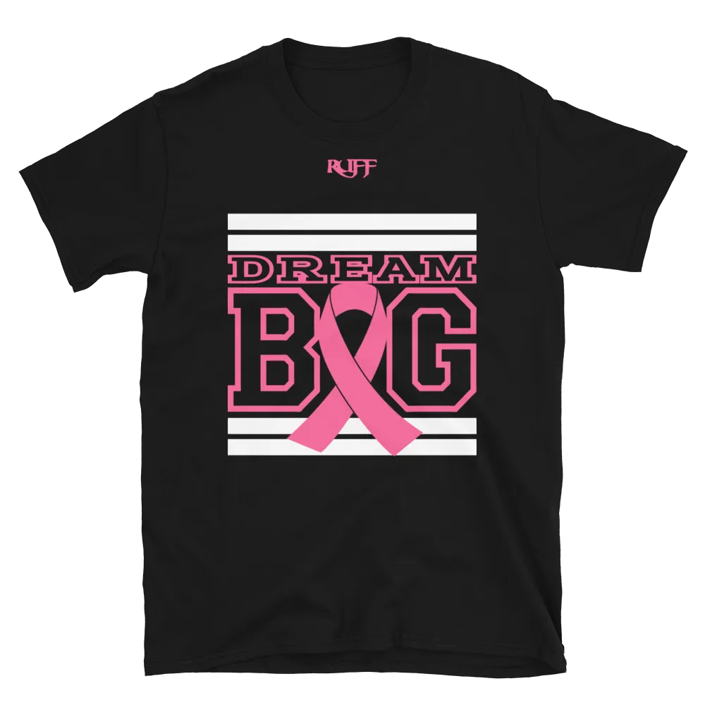 Black White and Pink Breast Cancer Awareness Short-Sleeve Unisex T-Shirt