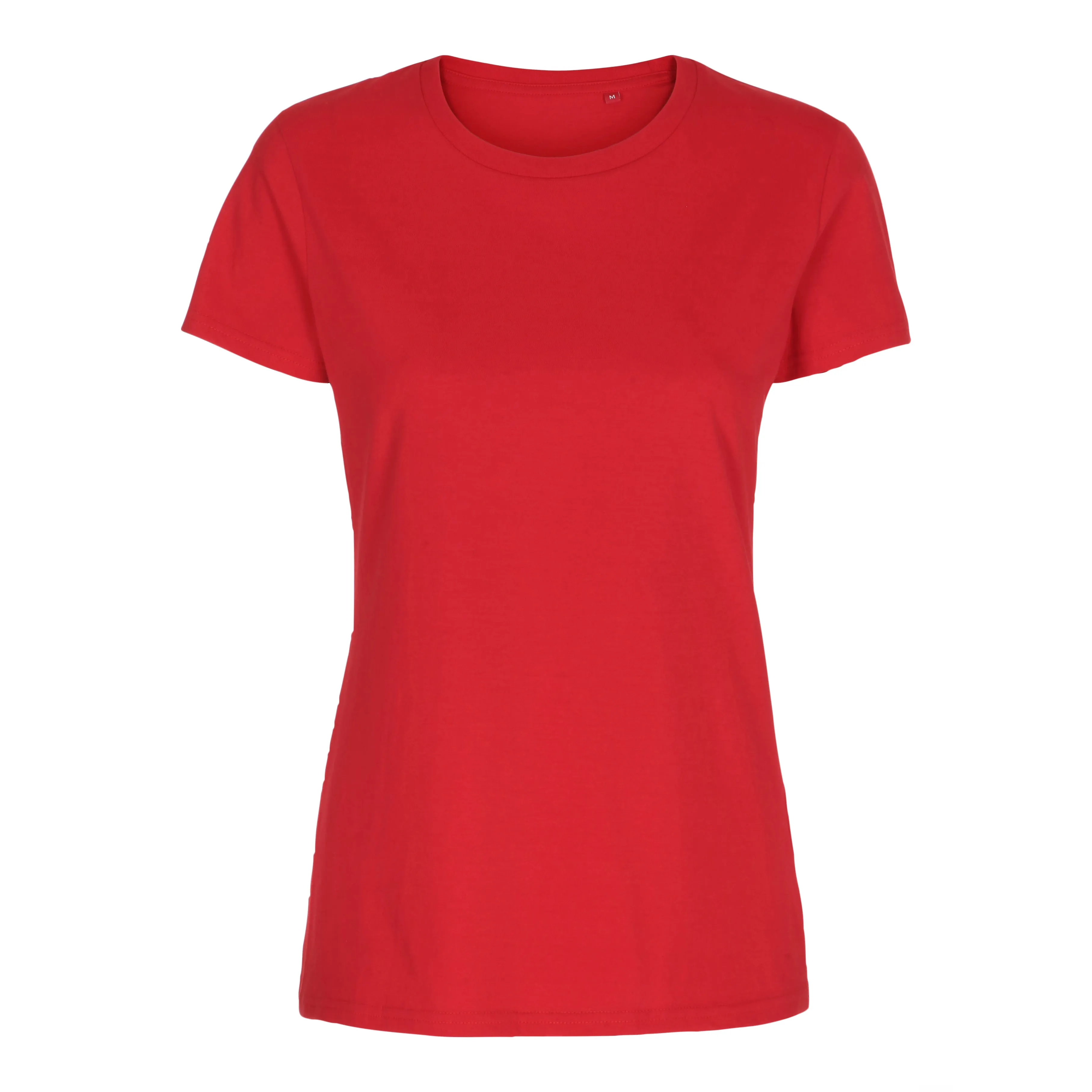 Blank - Lady Fitted Organic - T-shirts - Red