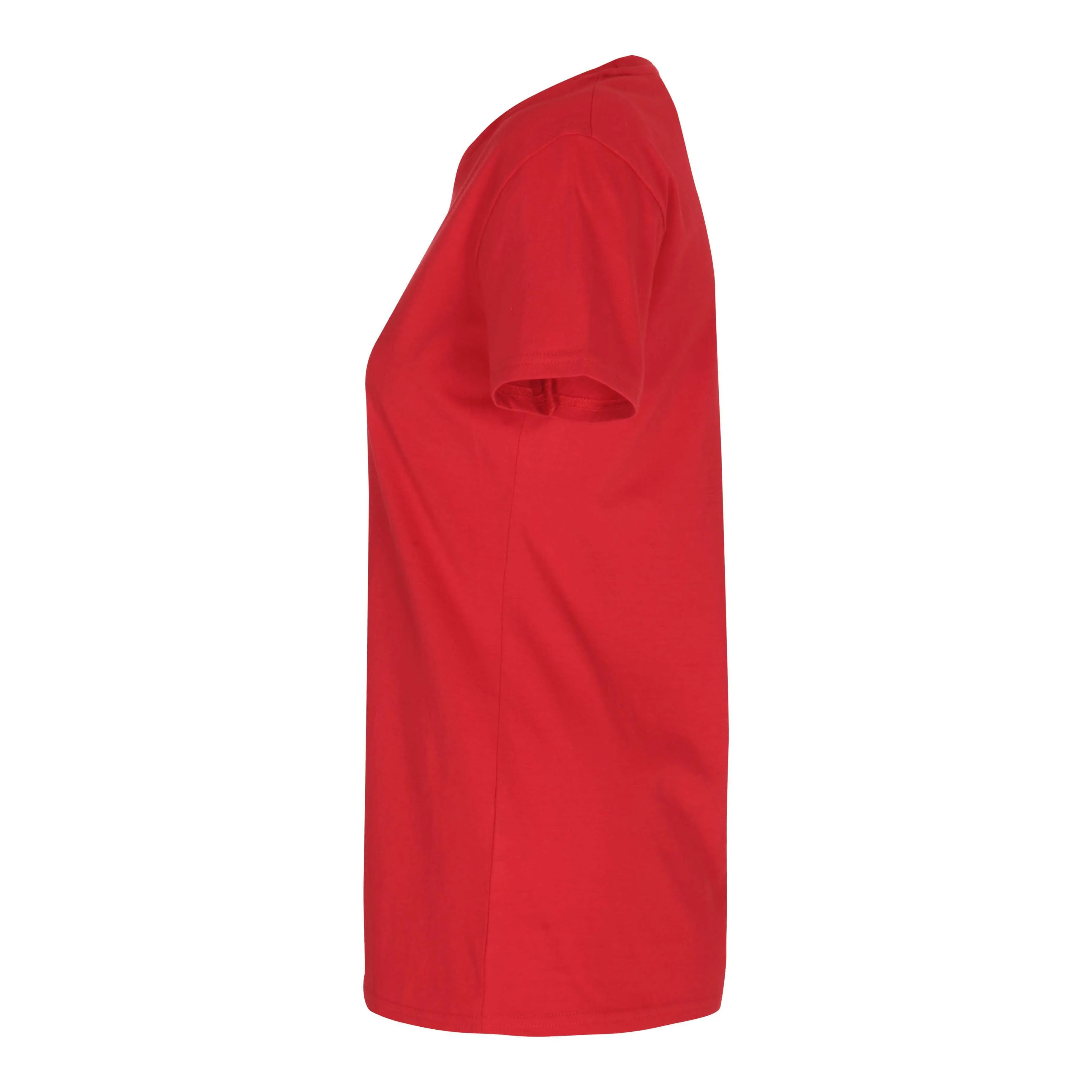 Blank - Lady Fitted Organic - T-shirts - Red