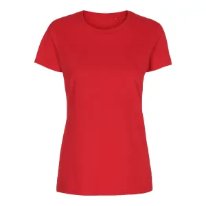 Blank - Lady Fitted Organic - T-shirts - Red