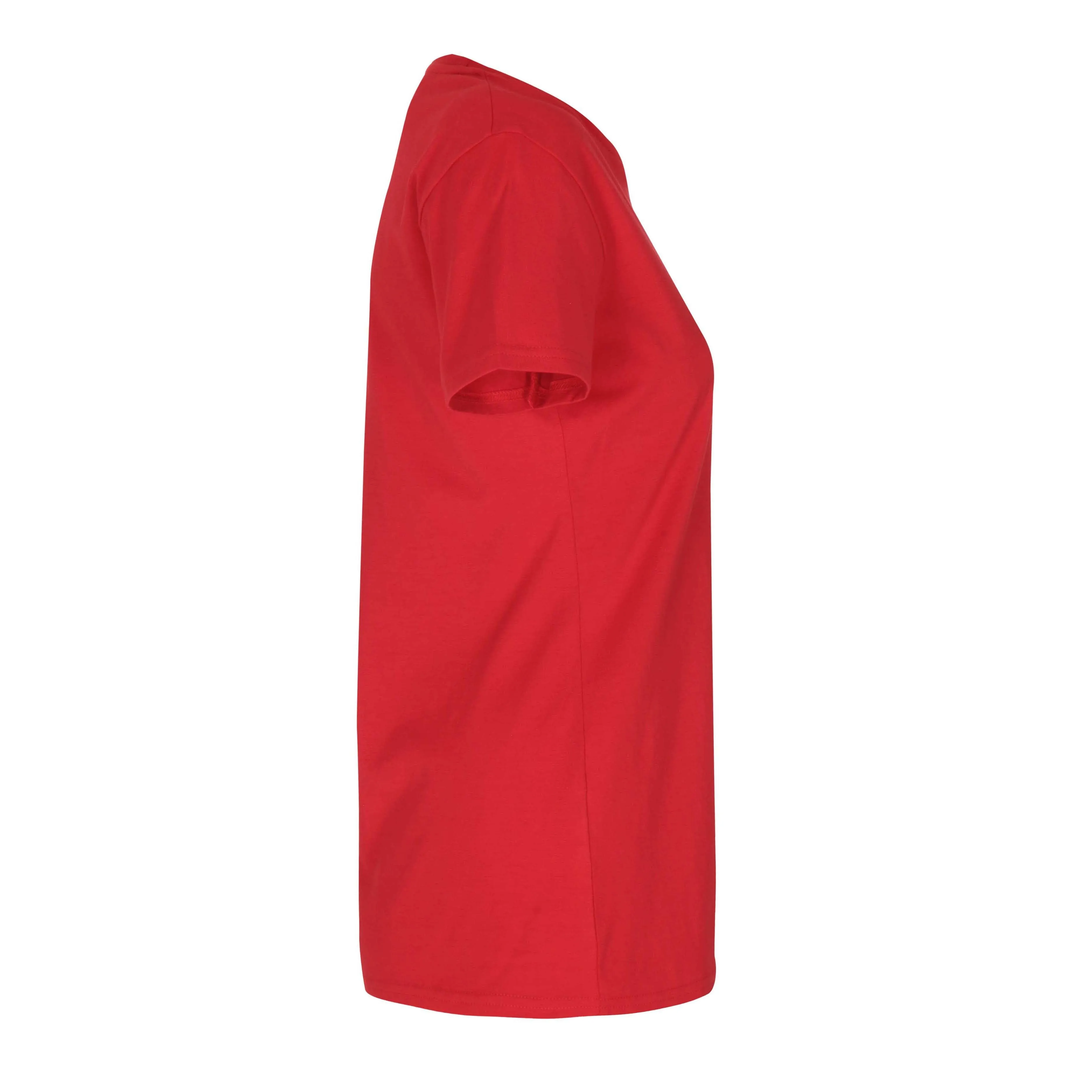 Blank - Lady Fitted Organic - T-shirts - Red