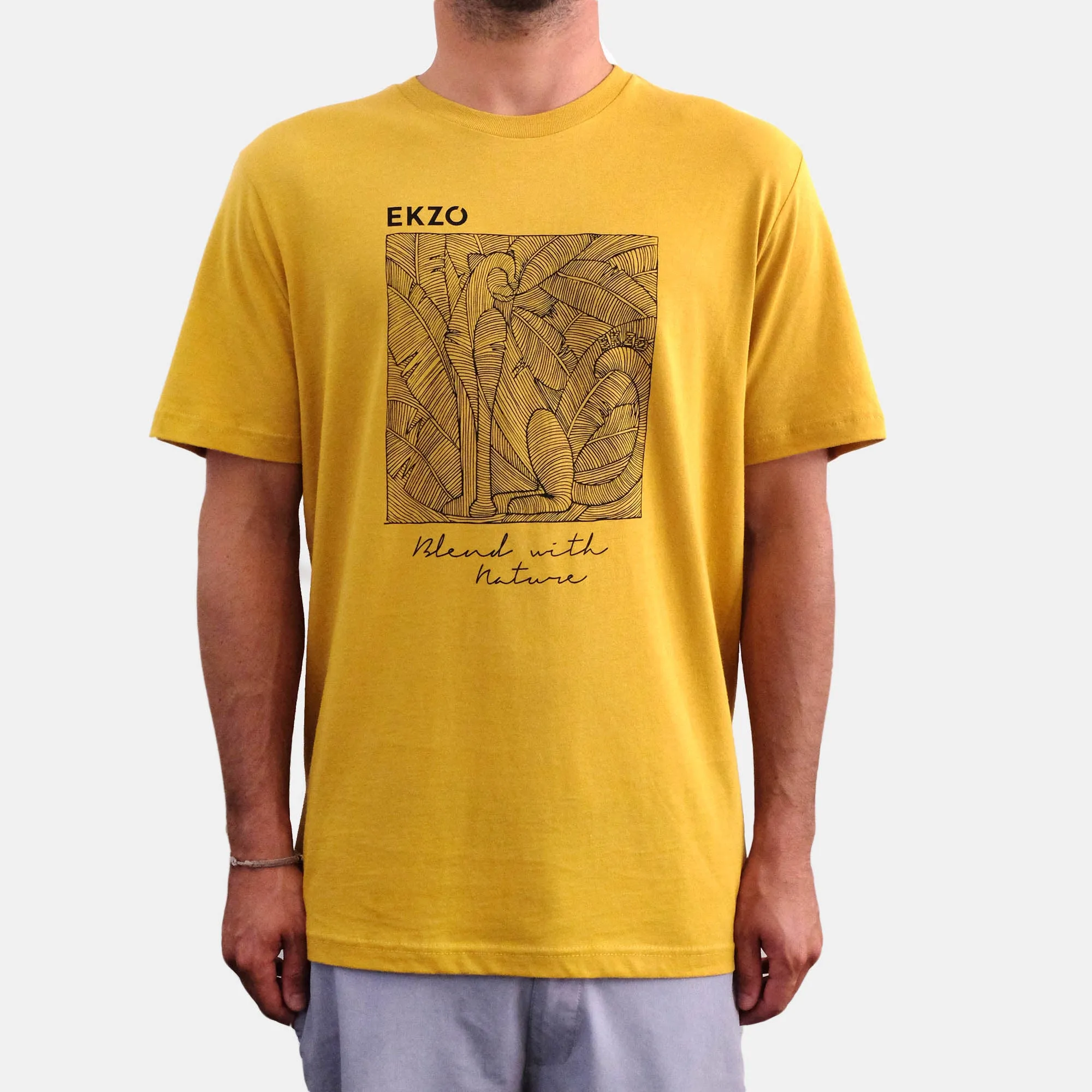Blend with Nature T-shirt Mustard