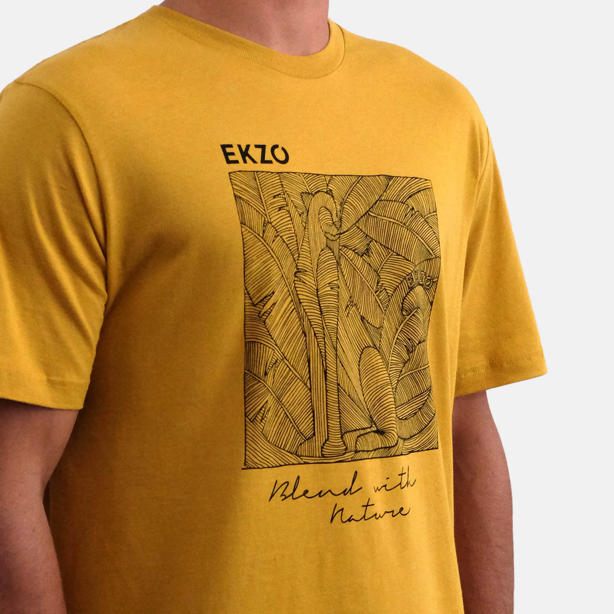 Blend with Nature T-shirt Mustard