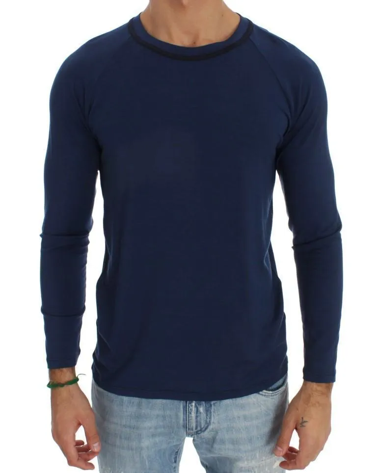 Blue Modal Stretch Sweater