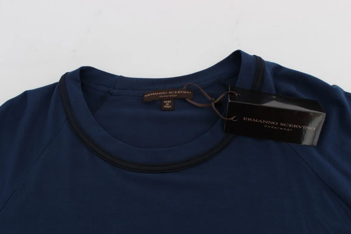 Blue Modal Stretch Sweater