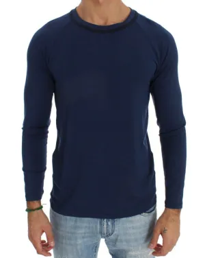 Blue Modal Stretch Sweater