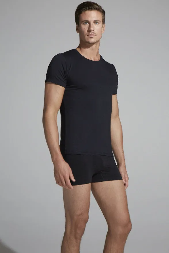 Boody Men's T Crew Neck Blk XL