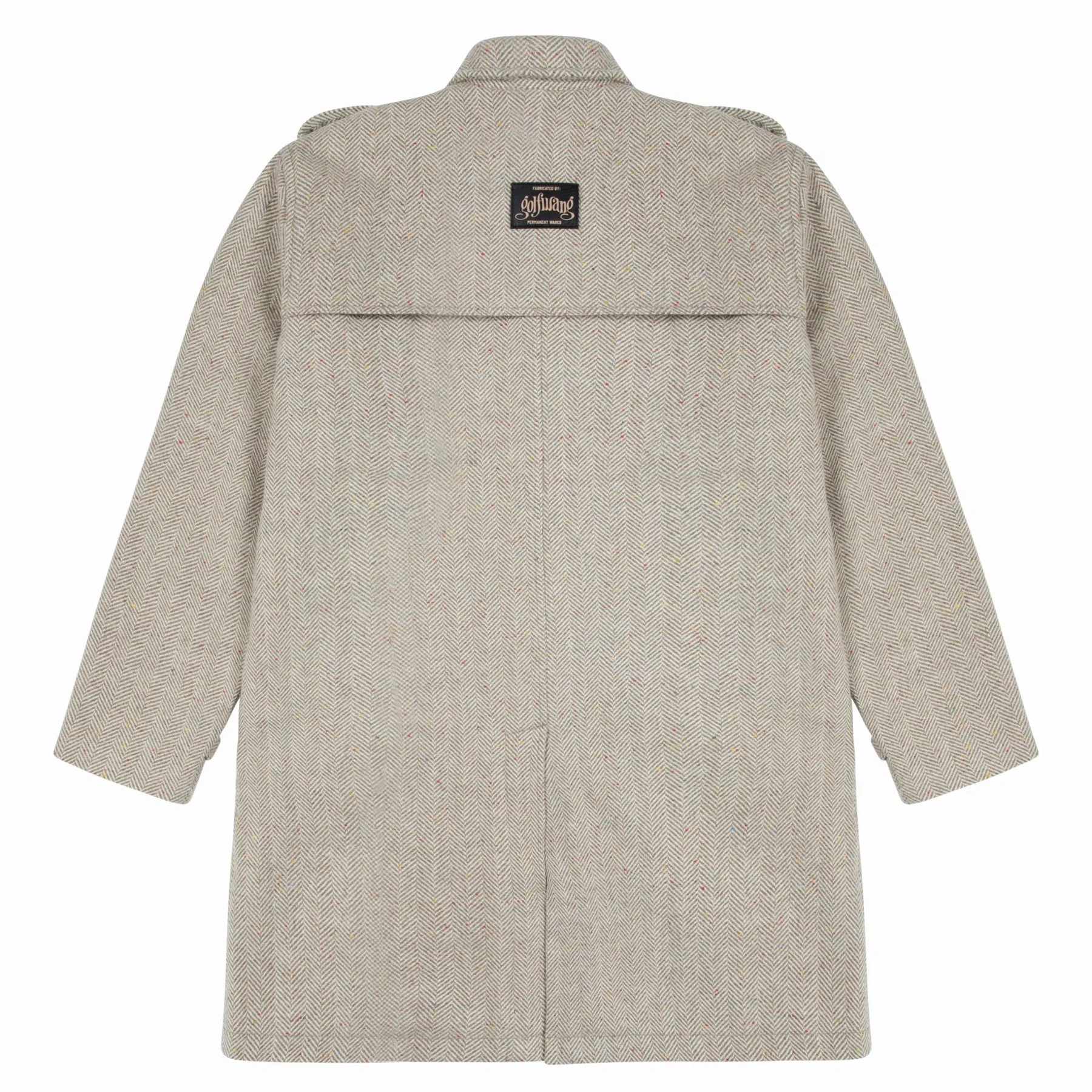 BRUSHED NEPS TRENCH COAT by GOLF WANG