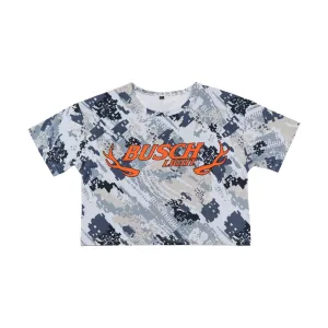 Busch Light Women's Camo Crop T-Shirt